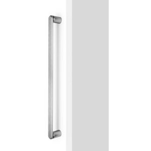 Viefe Stoßgriff FASE BIG aus Aluminium, Edelstahl-Optik – 480 mm – Einseitig (1 Stück)