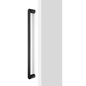 Viefe Stoßgriff FASE BIG aus Aluminium, Schwarz gebürstet – 480 mm – Einseitig (1 Stück)