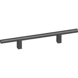 Viefe Möbelgriff KUMO aus Aluminium, BA 128 mm – Titan schwarz