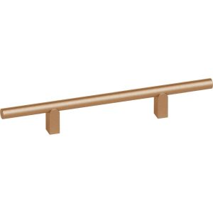 Viefe Möbelgriff KUMO aus Aluminium, BA 128 mm – Messing dunkel gebürstet