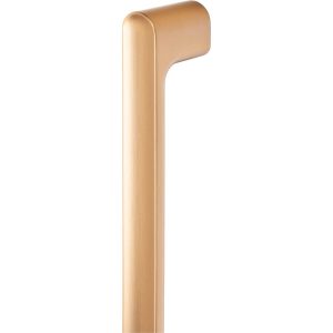 Viefe Stoßgriff LUV BIG aus Aluminium, Messing dunkel gebürstet – 384 mm – Beidseitig (1 Paar)