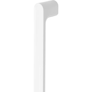 Viefe Stoßgriff LUV BIG aus Aluminium, Weiß matt – 384 mm – Beidseitig (1 Paar)