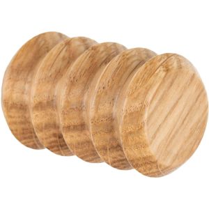 Viefe Garderobenhaken PULSE aus Holz, Ø 28 x 45 mm Eichenholz