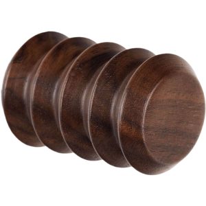 Viefe Garderobenhaken PULSE aus Holz, Ø 28 x 45 mm Nussbaum