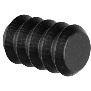 Viefe Garderobenhaken PULSE aus Holz, Ø 28 x 45 mm Eiche schwarz lackiert