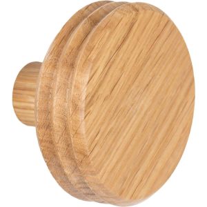 Viefe Garderobenhaken PULSE aus Holz, Ø 90 x 62 mm Eichenholz
