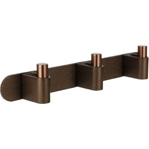 Viefe Hakenleiste CASEY aus Metall, 340 x 43 x 62 mm Bronze matt