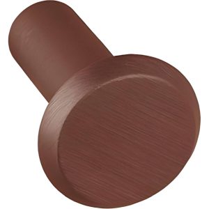 Viefe Garderobenhaken FASE aus Aluminium, Ø 33 mm – Bronze gebürstet