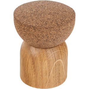 Viefe Bodentürpuffer PIECE aus Holz & Kork, Ø 48 x 59 mm Eichenholz