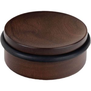 Viefe Bodentürpuffer LUV WOOD aus Holz, Ø 71 x 30 mm Nussbaum
