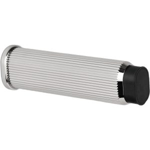 Viefe Wandtürpuffer BROOKLYN aus Aluminium, Ø 28 x 103 mm Nickel poliert