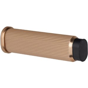 Viefe Wandtürpuffer BROOKLYN aus Aluminium, Ø 28 x 103 mm Messing dunkel gebürstet