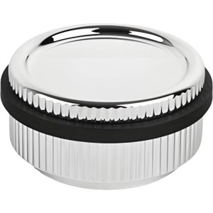 Viefe Bodentürpuffer BOTO aus Aluminium, Ø 60 x 29 mm Nickel poliert