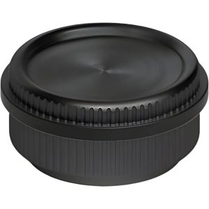 Viefe Bodentürpuffer BOTO aus Aluminium, Ø 60 x 29 mm Schwarz gebürstet