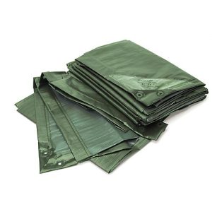 Abdeckplane, Standard, 10 x 15 m, grün