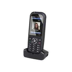 AGFEO DECT 70 IP – Schnurloses Erweiterungshandgerät – mit Bluetooth-Schnittstelle – IP-DECT – Schwarz