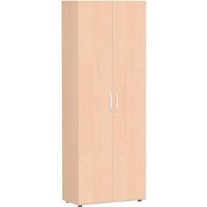 Aktenschrank PALENQUE, 6 OH, abschließbar, B 800 x T 420 x H 2160 mm, Buche-Dekor