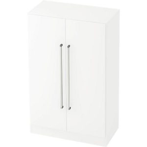 Aktenschrank TARVIS, mit Griff ohne Schloss, 3 Ordnerhöhen, B 800 x T 420 x H 1270 mm, weiß