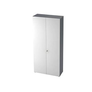 Aktenschrank TOPAS LINE, 6 Ordnerhöhen, B 1000 mm, graphit/weiß