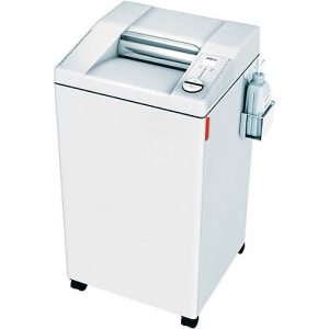 Aktenvernichter Ideal 2604 CC, Partikelschnitt 4 x 40 mm, P-4, 100 l, 21-27 Blatt Schnittleistung, mit Öleinspritzung