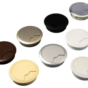 Gedotec Kabeldurchlass WORK aus Kunststoff rund 80 mm, Beige