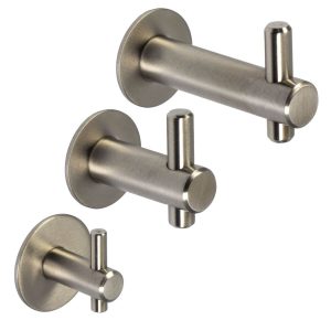 Gedotec Garderobenhaken LORA aus Edelstahl, 26 mm