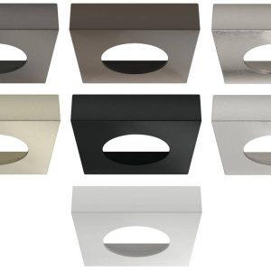 Häfele Unterbaugehäuse eckig für LOOX5 LED 2091/2092 + 3091/3092 & Loox LED 2025/2026, schwarz