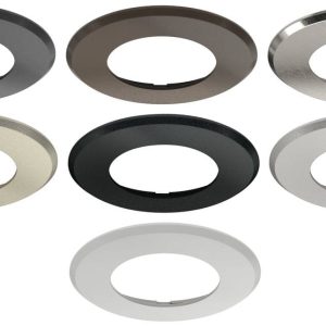 Häfele Einbaugehäuse rund für LOOX5 LED 2091/2092 + 3091/3092 & Loox LED 2025/2026, Edelstahl-Optik