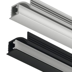Häfele LOOX5 LED-Einbauprofil 1107 aus Aluminium Innenbreite 8 mm, Profil Silber – 3000 mm