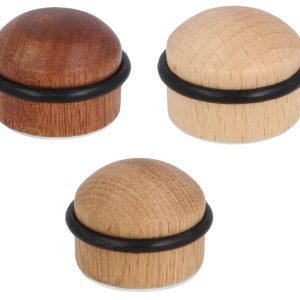Gedotec Bodentürpuffer HERBERT aus Holz, Ø 34 mm, Buche