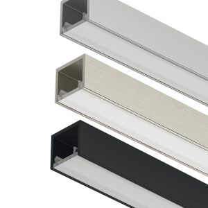 Häfele LOOX5 Zubehör für LED-Unterbauprofil 2102, Abdeckkappen Edelstahl-Optik (10 Stück)