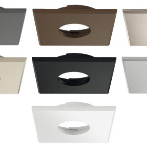 Häfele Einbaugehäuse eckig für LOOX5 LED 2090 & 3090, Braun