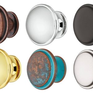 Häfele Möbelknopf NELLES aus Metall Ø 36 mm, Kupfer rustikal