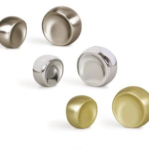 Viefe Möbelknopf BALL aus Metall, Chrom poliert – Ø 29,5 mm