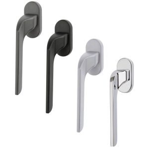 Fimet Fenstergriff CORSA 1354 DK aus Metall, rechts – Chrom satiniert