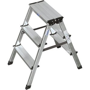 Alu-Stufendoppelleiter, 2 x 3 Stufen