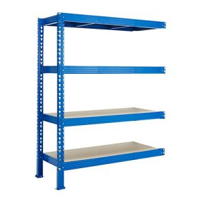 Anbaufeld, Weitspann-Steckregal, 4 Böden, H 2000 x B 1525 x T 600 mm