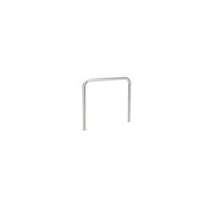 Anlehnbügel WSM, 2-seitig, B 1000 x T 48 x H 800 mm, V2A Edelstahl, zum Einbetonieren
