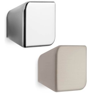 Mital Möbelknopf ANNE aus Metall, 30 x 30 mm, Nickel satiniert