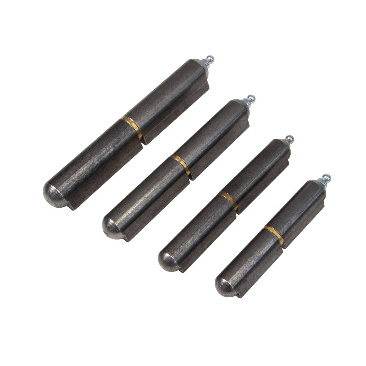 Gedotec Anschweißscharnier mit Schmiernippel FES Stahl blank, 135 mm - 250 kg