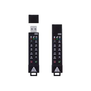 Apricorn Aegis Secure Key 3NX – USB-Flash-Laufwerk – verschlüsselt – 128 GB – USB 3.1 Gen 1 – FIPS 140-2 Level 3