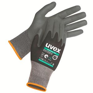 Arbeitshandschuhe uvex phynomic XG, EN 388 4 1 2 1 X, Polyamid/Elastan, schwarz, Größe 10, 10 Paar