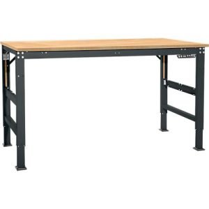 Arbeitstisch Ergo, Elektro-Hydraulik, Platte Multiplex, 1250 x 800 mm, anthrazit