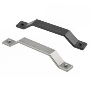 Gedotec Möbelgriff ARCHIBALD aus Metall, BA 160 mm, Schwarz matt