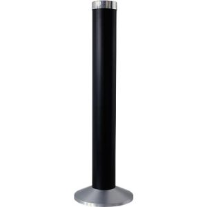 Aschenbecher ‚Säule‘, Aluminium, Ø 300 x H 780 mm, schwarz