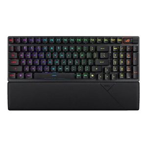 ASUS ROG Strix Scope II RX – Tastatur – 96% – hintergrundbeleuchtet – kabellos – 2.4 GHz, Bluetooth 5.1, USB