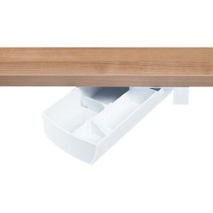 Aufbewahrungsbox Unterbau-Schwenkschale SWING, drehbar, weiß