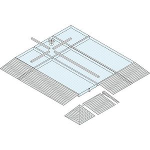 Auffahrrampe, Wannenmaß 2000er