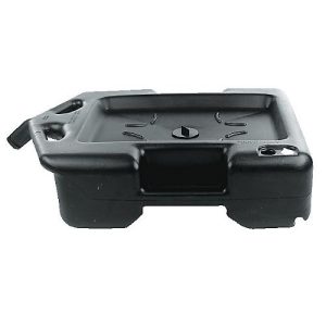 Auffangschale CEMO, Polyethylen, verschließbar, mit Schwapprand, 58 l Volumen, L 920 x B 600 x H 250 mm