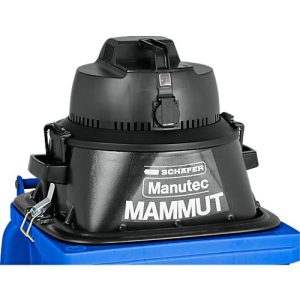 Aufsatzsauger Manutec-Mammut, 1100 W, geeignet für 120 l Mülltonnen, mit Werkzeugsteckdose, 1 Patronenfilter & 1 Vliesfilter